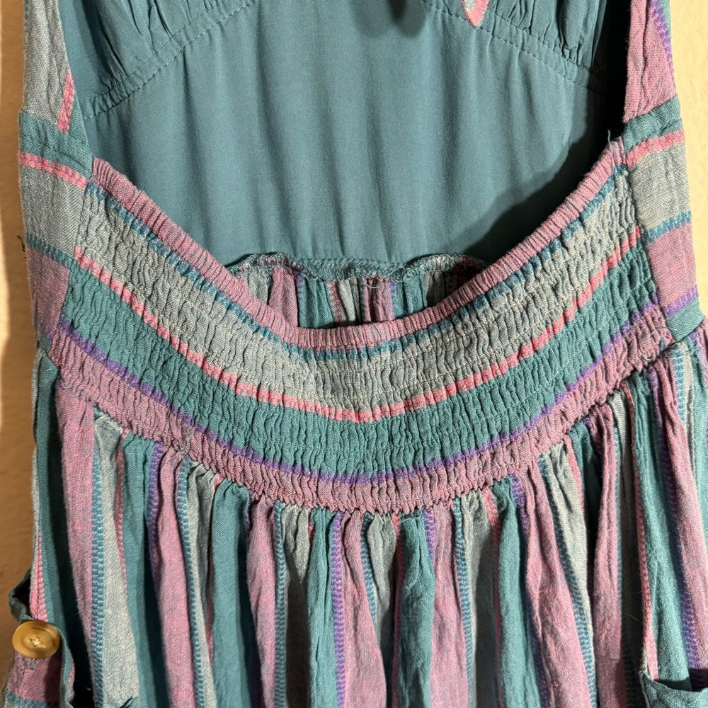 NWT Urban Outfitters Betsey Linen Halter Midi Dress 55% Linen - Picture 12 of 16
